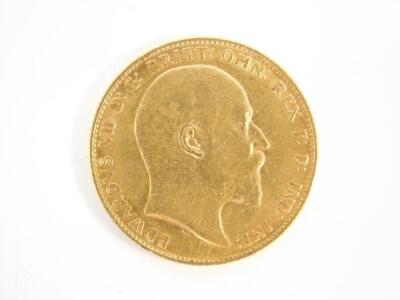 An Edward VII gold sovereign 1906 - 2