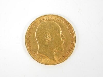 An Edward VII gold half sovereign 1910 - 2