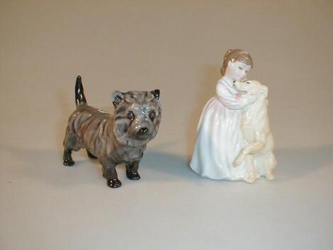 A Royal Doulton figure group "Buddies"