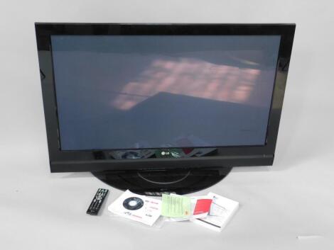 An LG 50PC3 plasma television