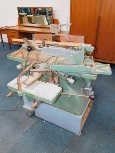 A Poole Wood Equipment spindle moulder