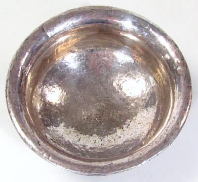 A 19thC coconut and white metal bowl - 2