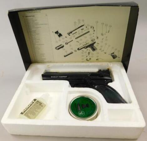 A Webley Tempest air pistol