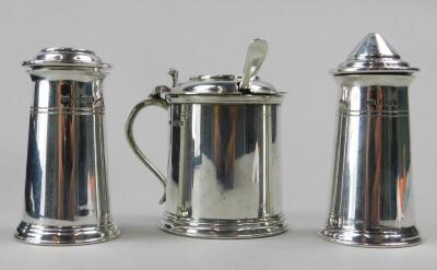 An Elizabeth II silver cruet - 3