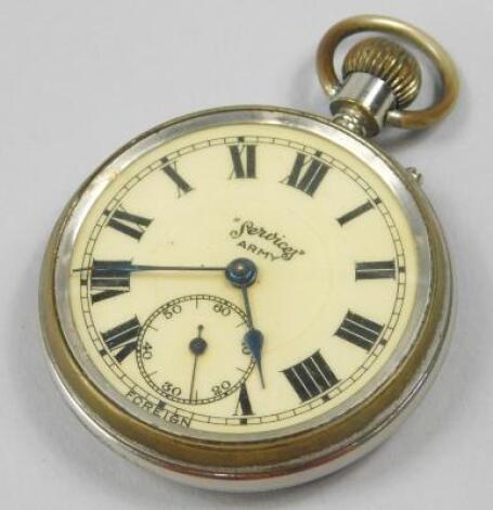 A military pocket watch