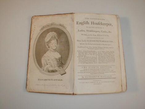 Elizabeth Raffald - The Experienced English Housekeeper published 1782