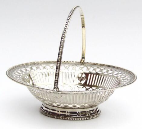 A George III Adams style Neo-Classical condiment basket