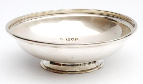 A George V silver bowl