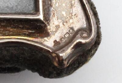 Five various silver photograph frames - 5