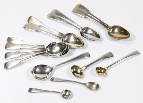 George III and other silver teaspoons