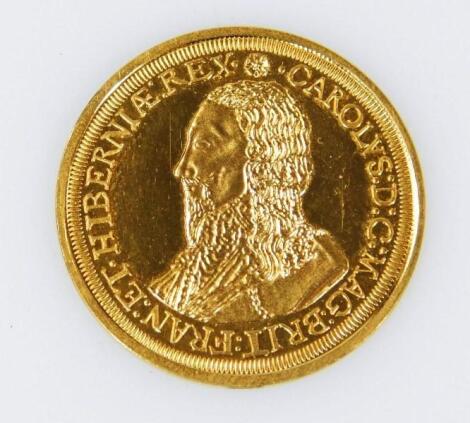 A modern commemorative CR coin