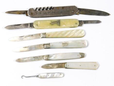 An early 20thC C Pratt & Sons survival knife