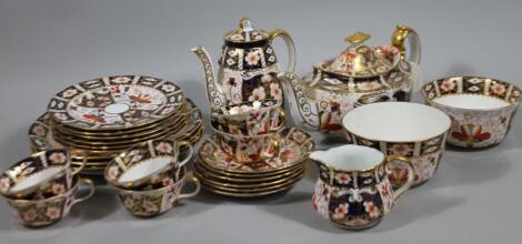 Various Royal Crown Derby tea ware