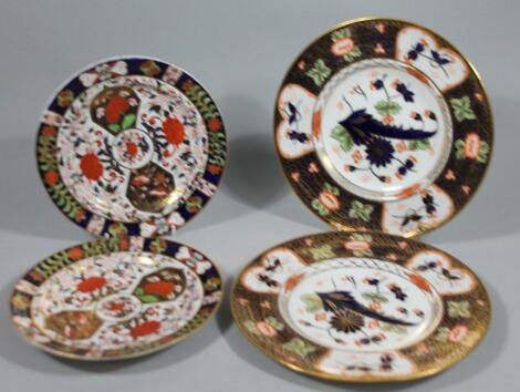 Two Royal Crown Derby wall plates