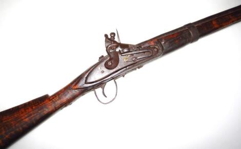 A late 18th/early 19thC flintlock trade musket