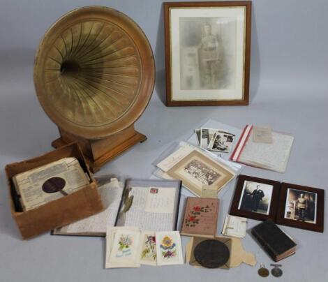 A military collection relating to casualty of WWI