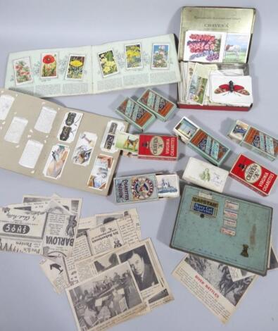 Various cigarette trade and other cards