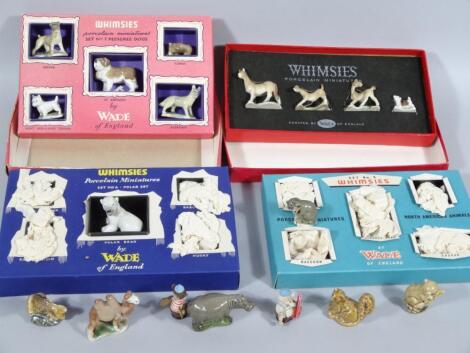 Various boxed Wade Whimsies