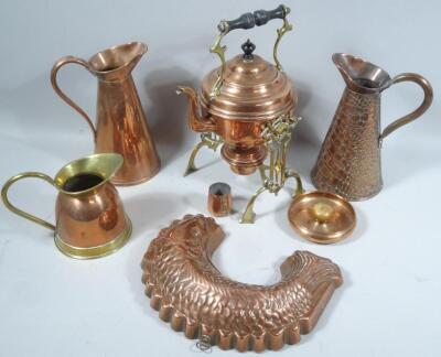 Various copper and brass