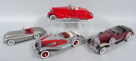 Various die-cast Danbury Mint and other vehicles