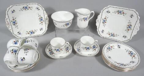 A Shelley part tea service D11280