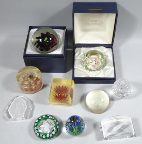 Various paperweights