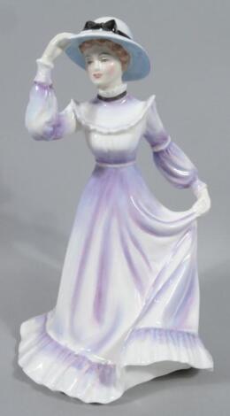 A Staffordshire Francesca Art China figure Jessica