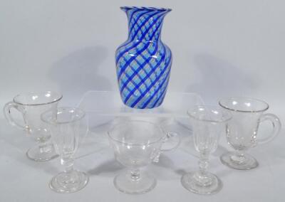 Various Victorian and later glassware