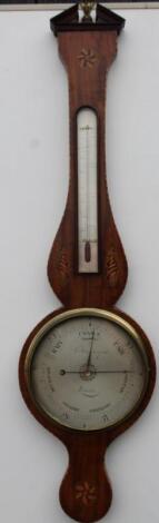 A mid 19thC wheel barometer