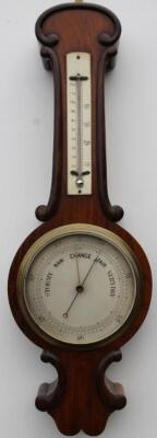 A late 19thC aneroid barometer