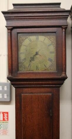 A late 18th longcase clock by John Wood of Grantham