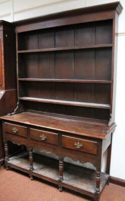 A 19thC oak dresser