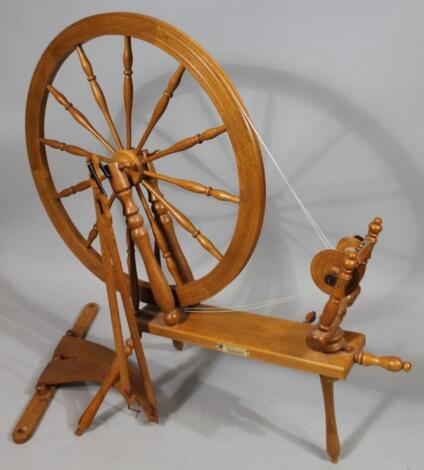 A modern spinning wheel