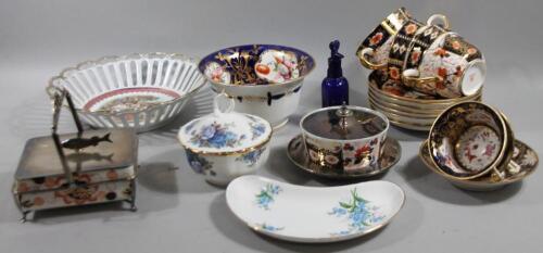Various 19thC and other pottery and porcelain