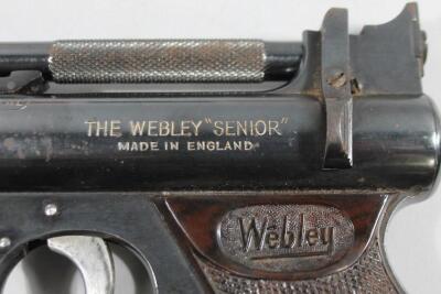 A Webley Senior metal cased air pistol - 2