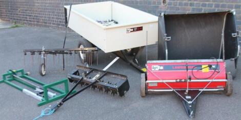 A modern Agri-Fab 17 cubic feet trailer