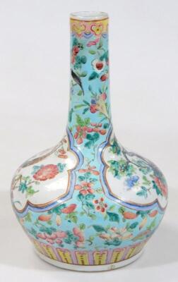 A 19thC Chinese Qing period bottle vase - 2