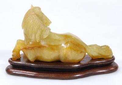 A 20thC Chinese jade figure - 3