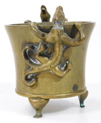A Chinese polished bronze bowl - 2