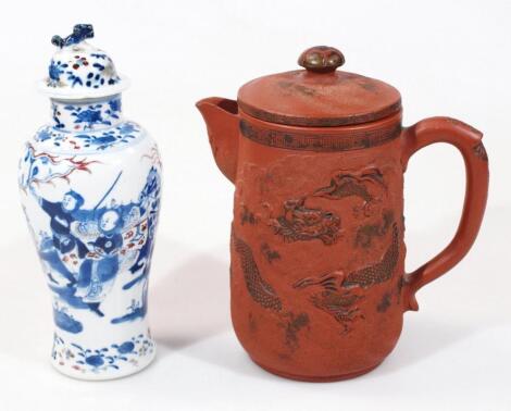 A Chinese Yiaxing style coffee pot