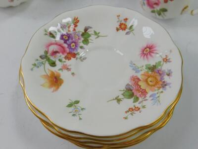 A Royal Crown Derby part coffee service in the Derby Posies pattern - 3