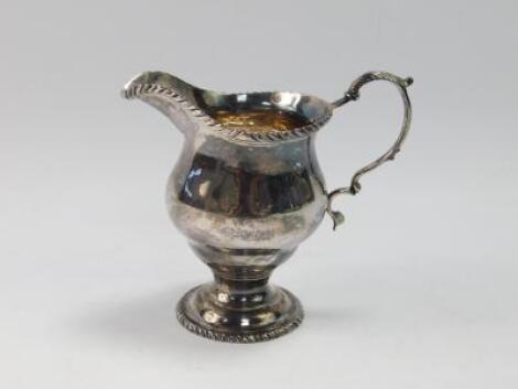 A George III silver cream jug