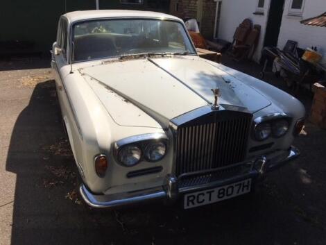 A Rolls Royce Silver Shadow