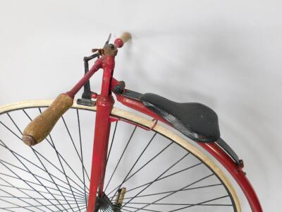 A red framed penny-farthing - 2