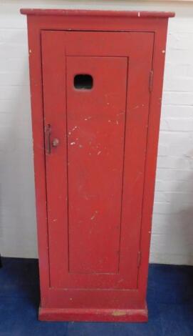 An LNWR Nene Valley Railway fireman's tool cupboard