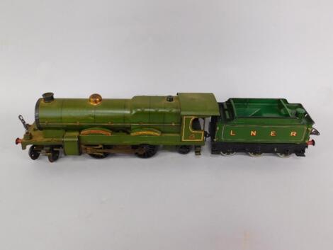 A Hornby 0 gauge model of The Flying Scotsman