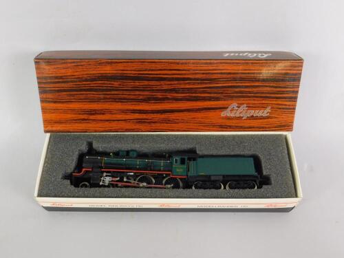 A Liliputt HO gauge model of a locomotive and tender