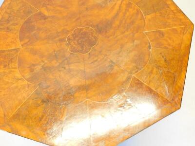 A William IV yew tilt top table - 2