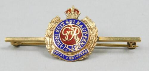 A Royal Engineers brooch