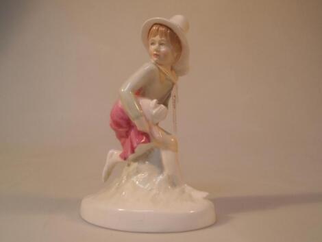 Royal Doulton figure, The Nursery Rhymes Collection, Tom Tom The Pipers Son, HN3032